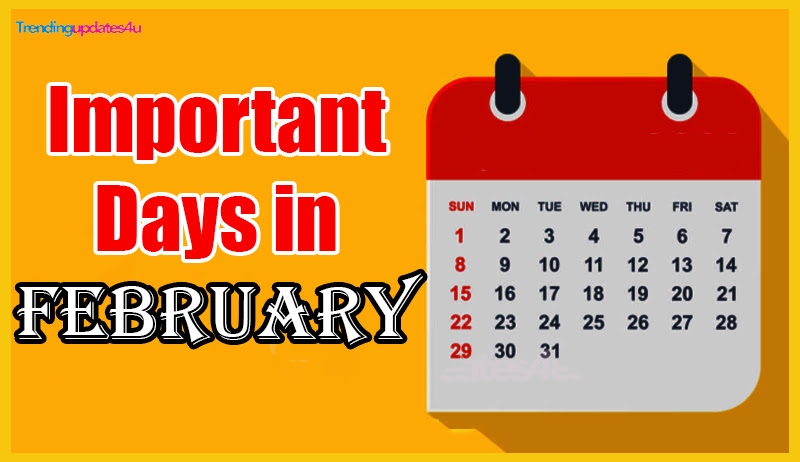 Important days in February